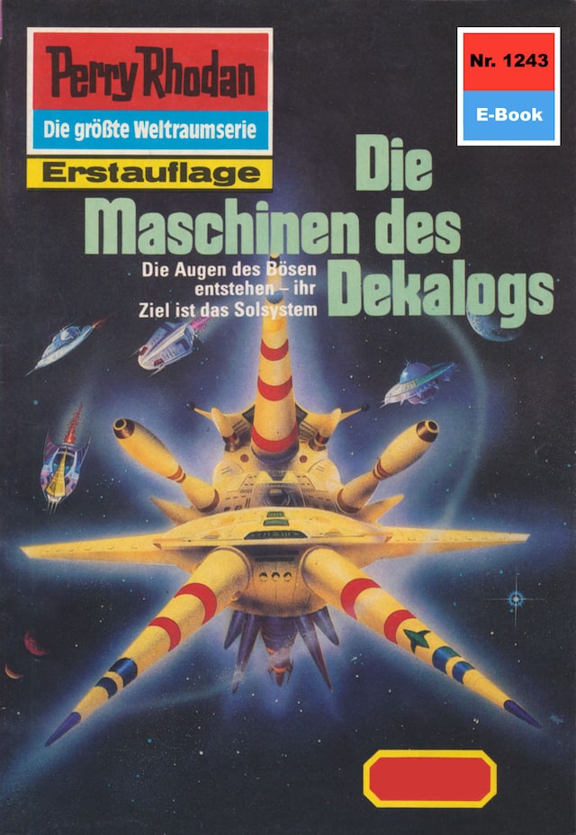 Book cover for Perry Rhodan 1243: Die Maschinen des Dekalogs