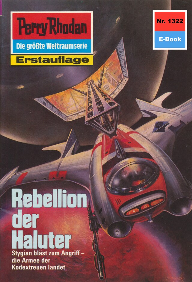 Kirjankansi teokselle Perry Rhodan 1322: Rebellion der Haluter