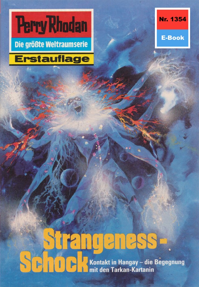 Kirjankansi teokselle Perry Rhodan 1354: Strangeness-Schock