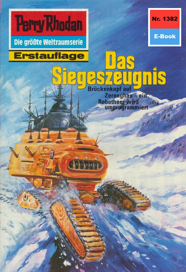 Book cover for Perry Rhodan 1382: Das Siegeszeugnis