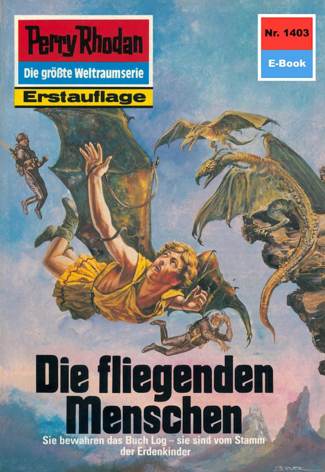 Okładka książki dla Perry Rhodan 1403: Die fliegenden Menschen
