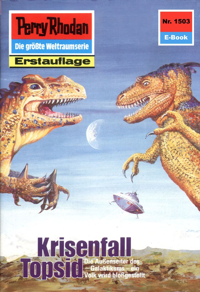 Book cover for Perry Rhodan 1503: Krisenfall Topsid