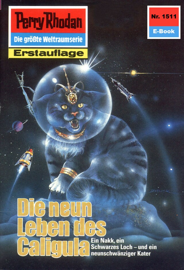 Book cover for Perry Rhodan 1511: Die neun Leben des Caligula