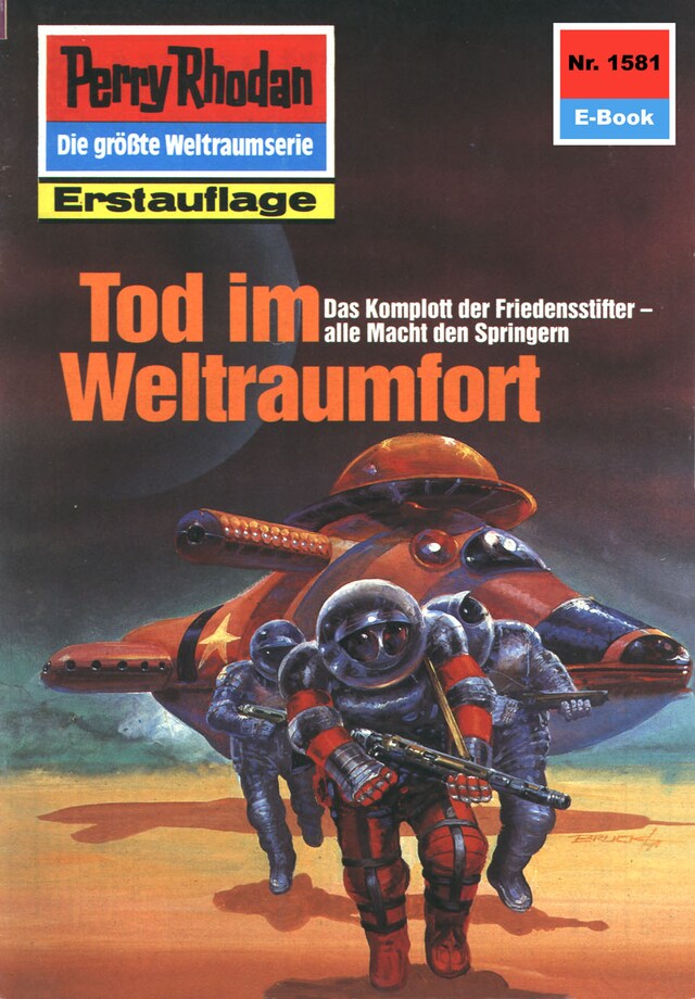 Book cover for Perry Rhodan 1581: Tod im Weltraumfort