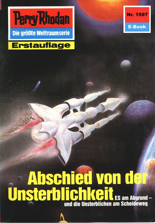 Book cover for Perry Rhodan 1597: Abschied von der Unsterblichkeit