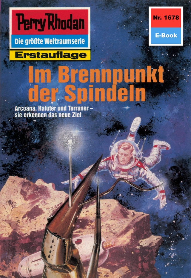 Boekomslag van Perry Rhodan 1678: Im Brennpunkt der Spindeln