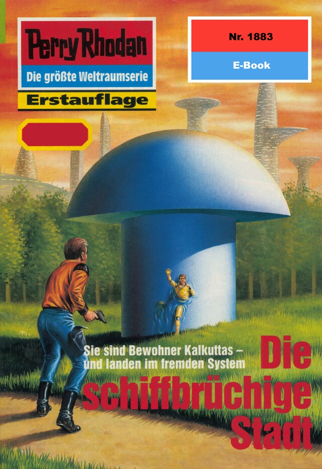 Book cover for Perry Rhodan 1883: Die schiffbrüchige Stadt