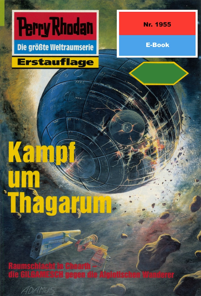 Kirjankansi teokselle Perry Rhodan 1955: Kampf um Thagarum