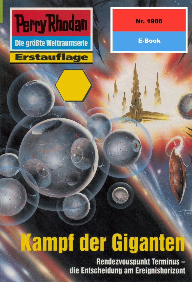 Kirjankansi teokselle Perry Rhodan 1986: Kampf der Giganten