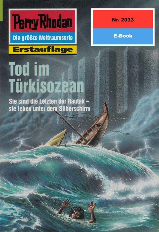 Book cover for Perry Rhodan 2033: Tod im Türkisozean