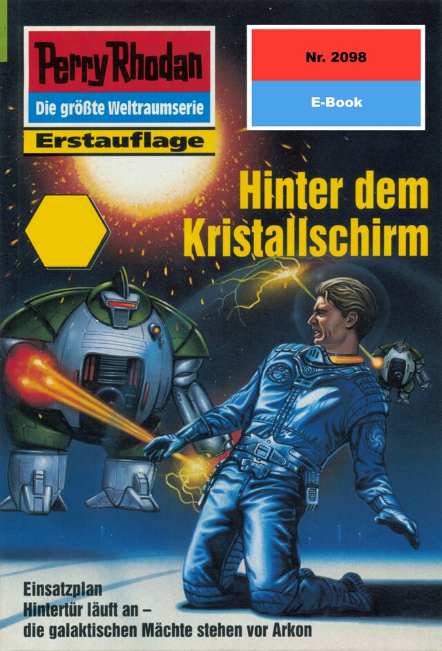 Okładka książki dla Perry Rhodan 2098: Hinter dem Kristallschirm