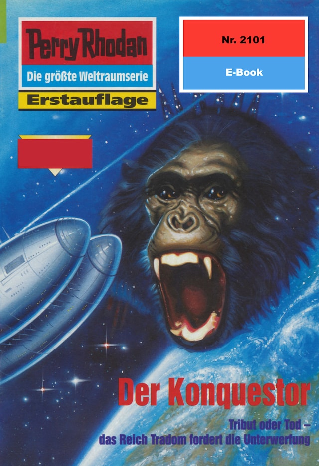 Book cover for Perry Rhodan 2101: Der Konquestor