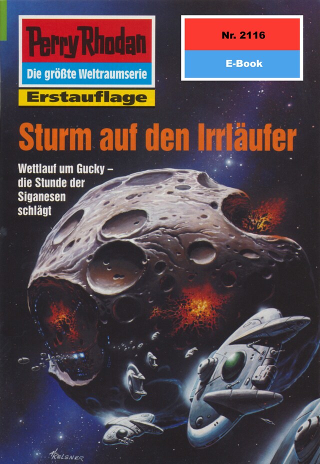 Book cover for Perry Rhodan 2116: Sturm auf den Irrläufer