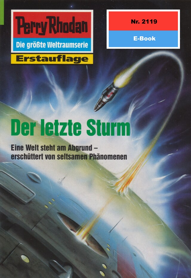 Book cover for Perry Rhodan 2119: Der letzte Sturm