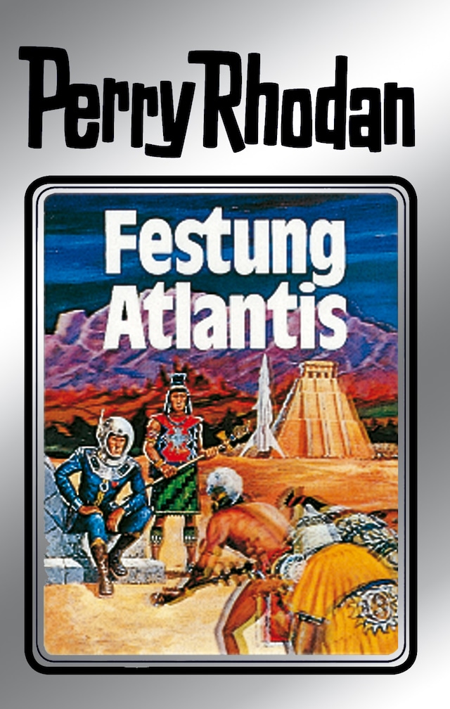 Boekomslag van Perry Rhodan 8: Festung Atlantis (Silberband)
