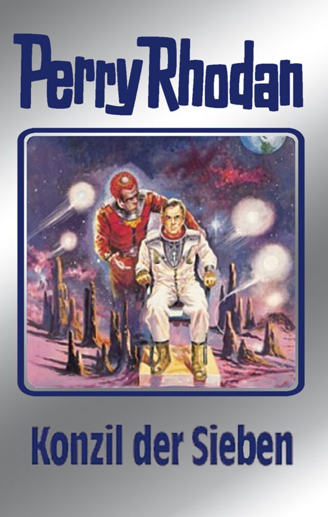 Bogomslag for Perry Rhodan 74: Konzil der Sieben (Silberband)