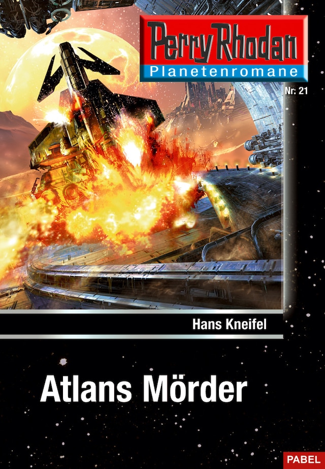 Boekomslag van Planetenroman 21: Atlans Mörder