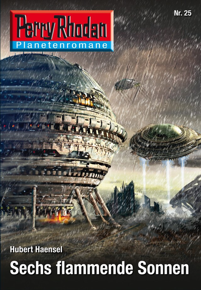 Book cover for Planetenroman 25: Sechs flammende Sonnen