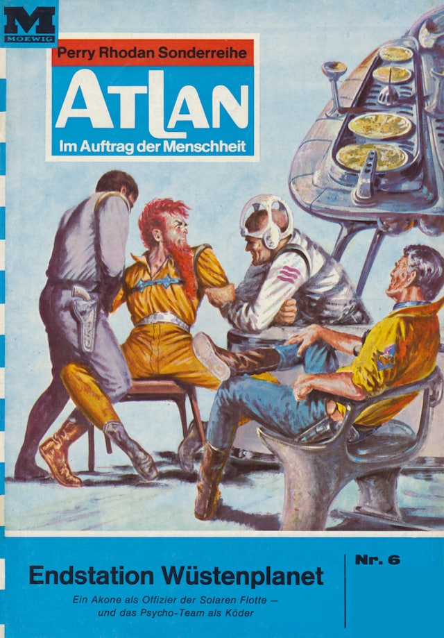 Okładka książki dla Atlan 6: Endstation Wüstenplanet