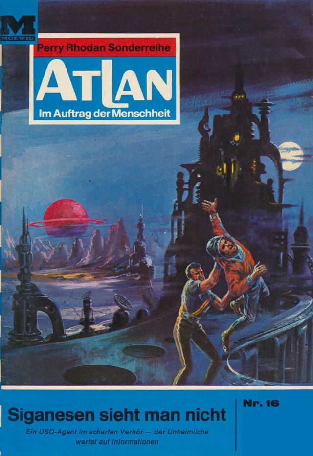 Copertina del libro per Atlan 16: Siganesen sieht man nicht