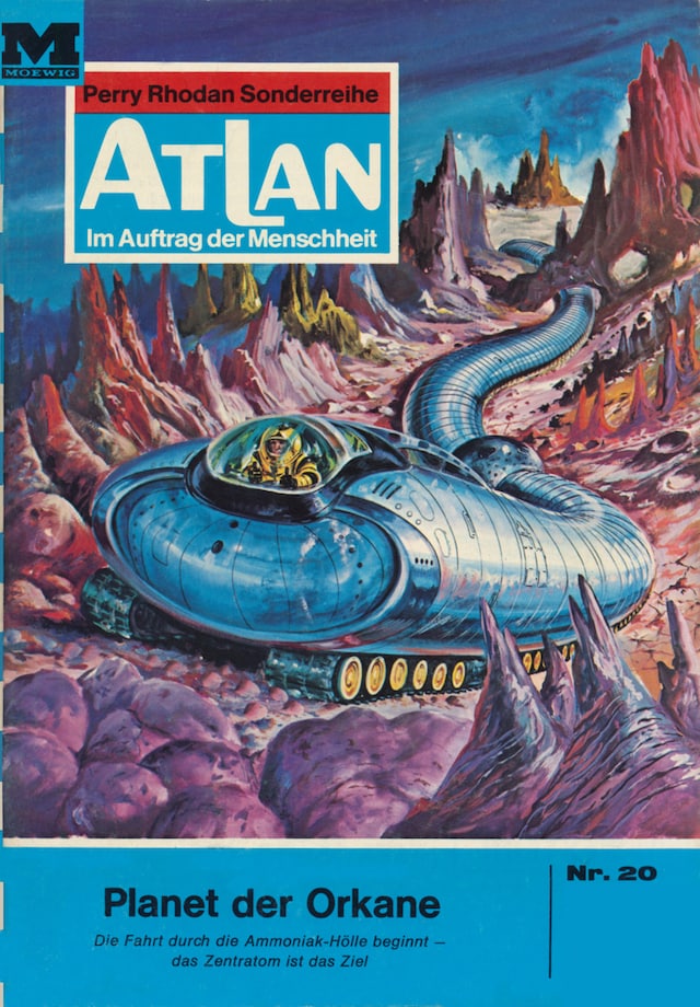 Buchcover für Atlan 20: Planet der Orkane