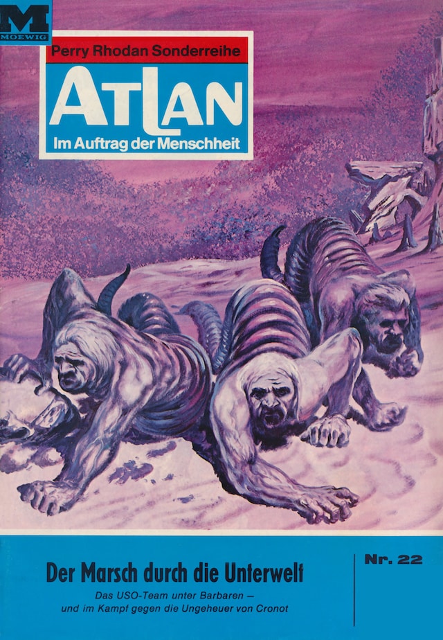 Book cover for Atlan 22: Der Marsch durch die Unterwelt