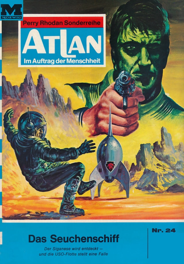 Book cover for Atlan 24: Das Seuchenschiff