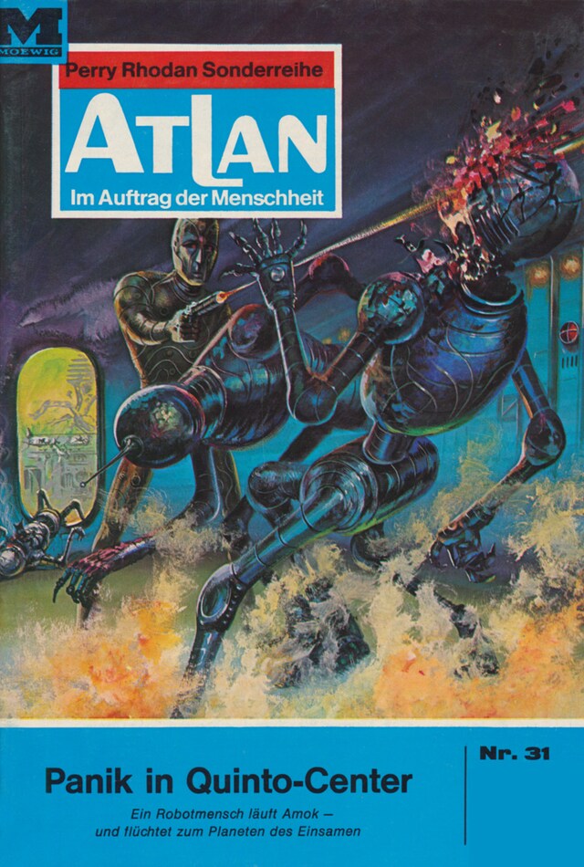 Book cover for Atlan 31: Panik in Quinto-Center