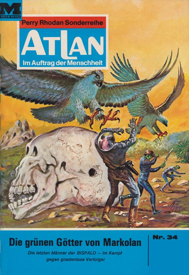 Book cover for Atlan 34: Die grünen Götter von Markolan
