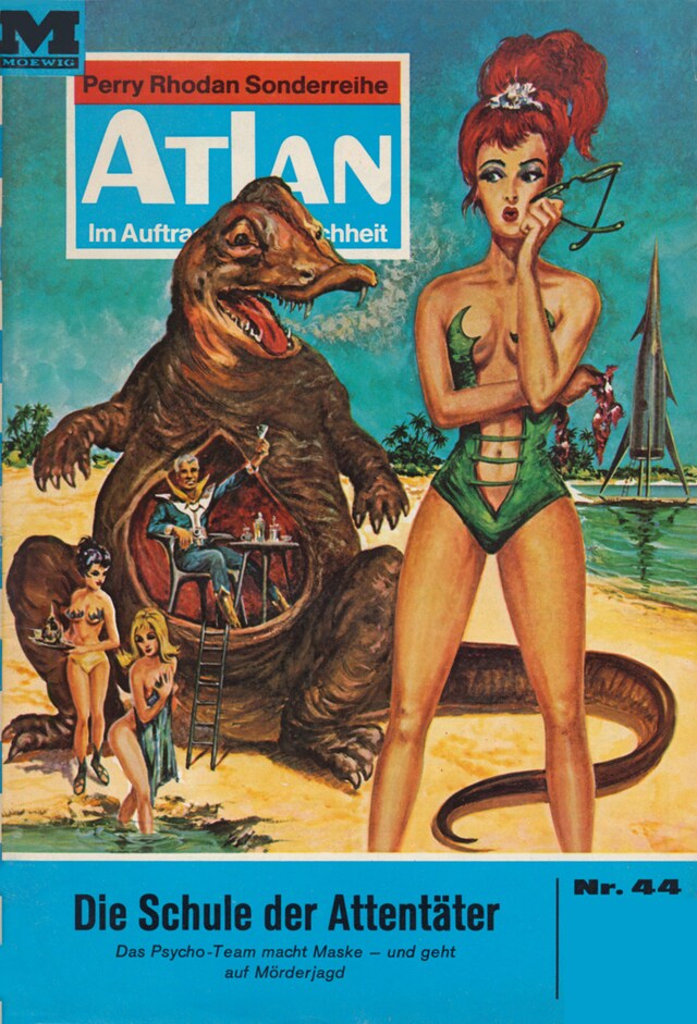 Book cover for Atlan 44: Die Schule der Attentäter