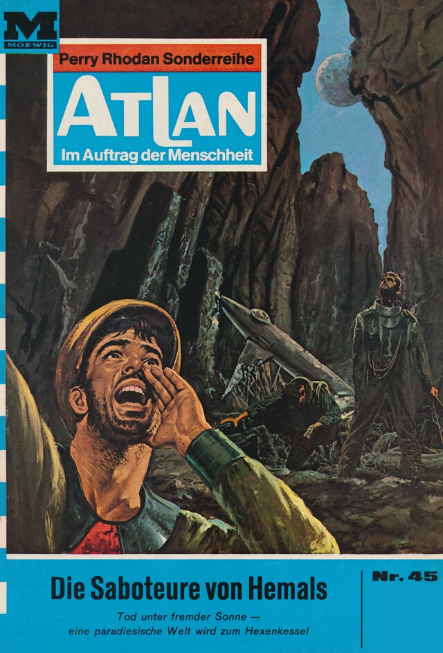 Book cover for Atlan 45: Die Saboteure von Hemals