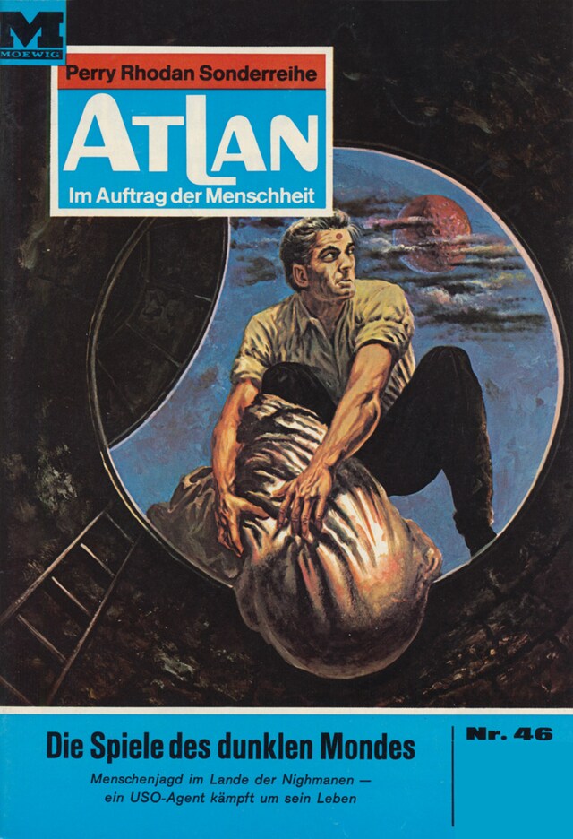 Book cover for Atlan 46: Die Spiele des dunklen Mondes