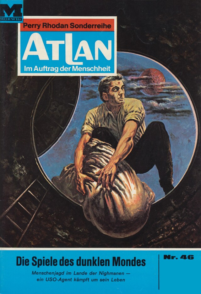 Copertina del libro per Atlan 46: Die Spiele des dunklen Mondes