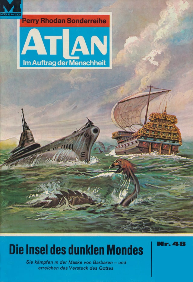 Book cover for Atlan 48: Die Insel des dunklen Mondes
