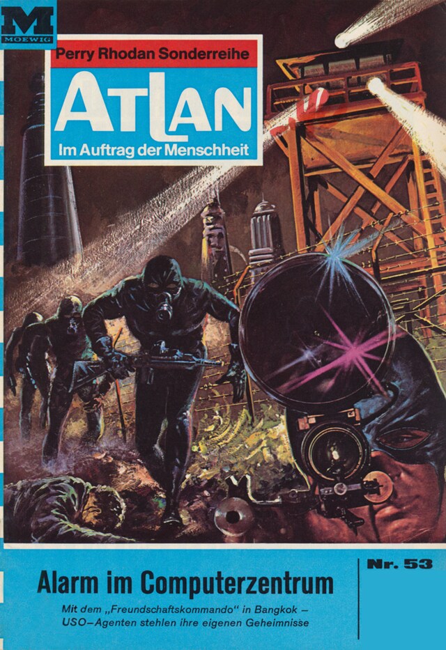 Couverture de livre pour Atlan 53: Alarm im Computerzentrum