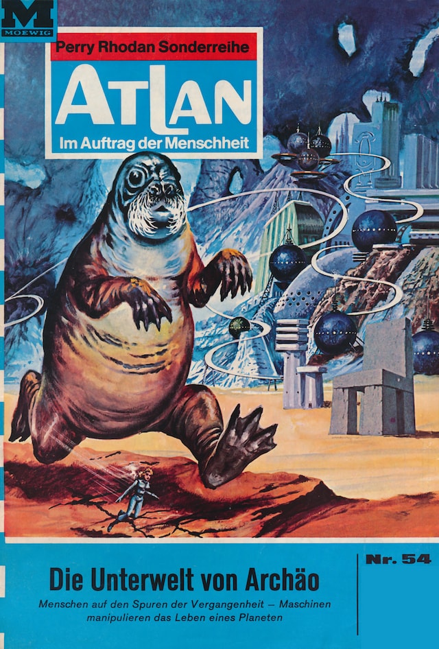 Book cover for Atlan 54: Die Unterwelt von Archäo