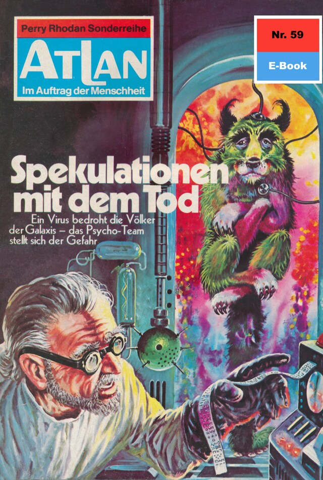 Copertina del libro per Atlan 59: Spekulationen mit dem Tod