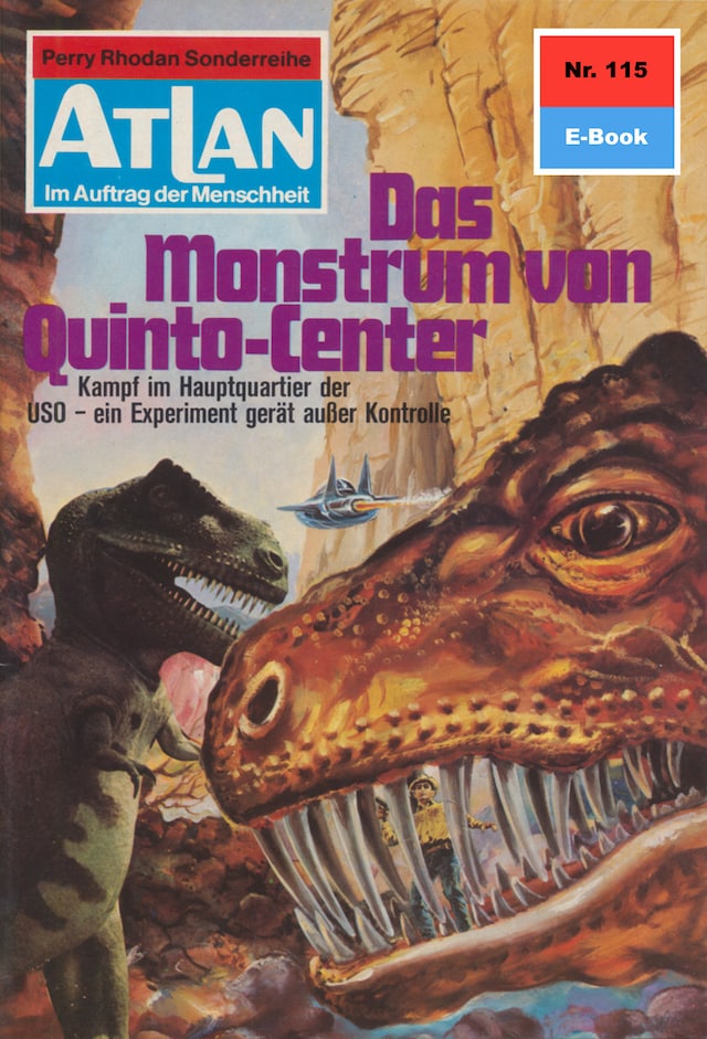 Buchcover für Atlan 115: Das Monstrum von Quinto-Center