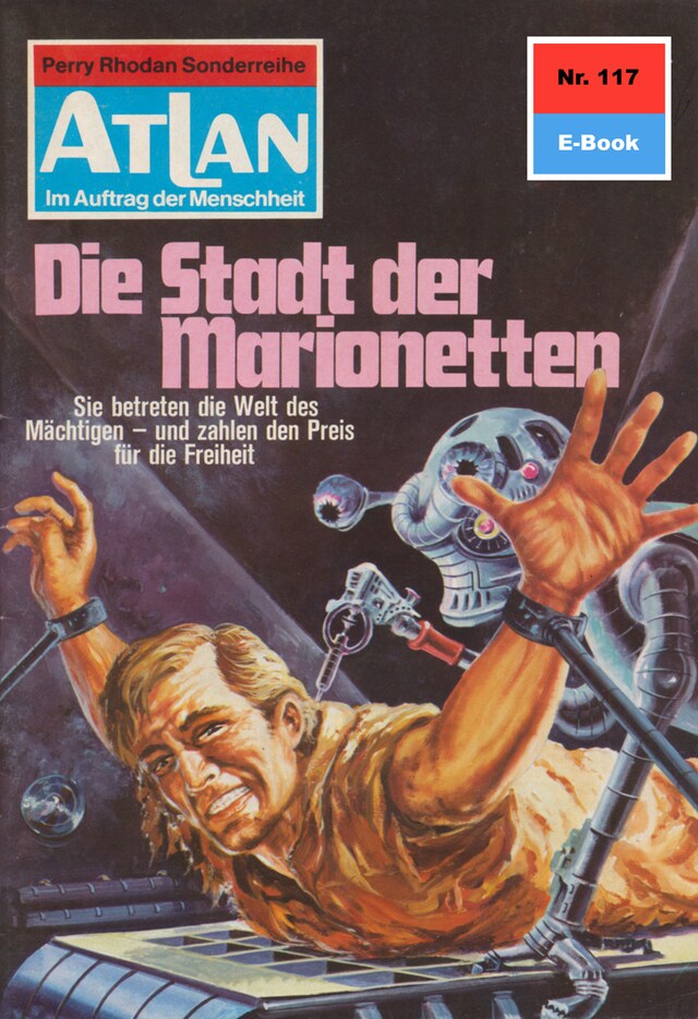 Buchcover für Atlan 117: Die Stadt der Marionetten