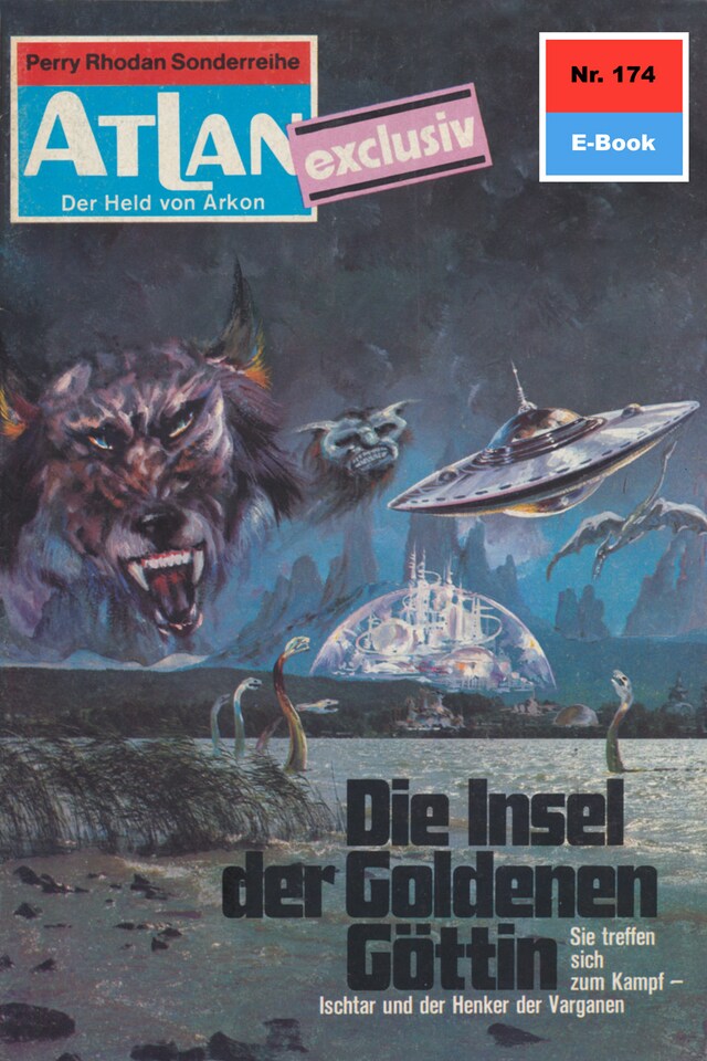 Atlan 174: Die Insel der goldenen Göttin Bokomslag for Atlan 174: Die Insel der goldenen Göttin