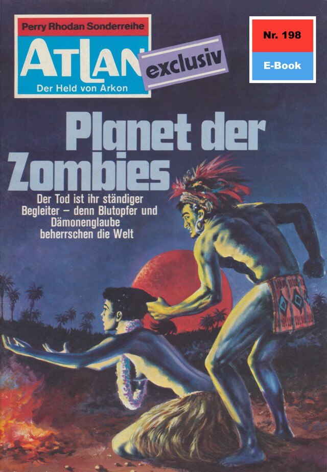 Bogomslag for Atlan 198: Planet der Zombies