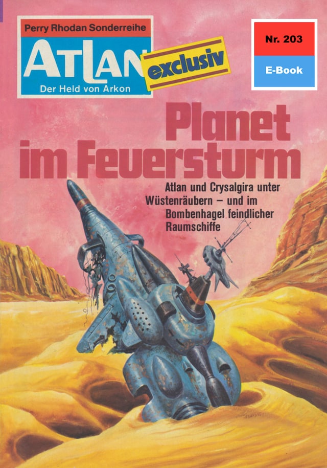 Book cover for Atlan 203: Planet im Feuersturm