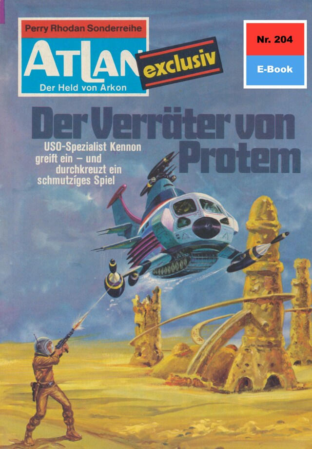 Couverture de livre pour Atlan 204: Der Verräter von Protem