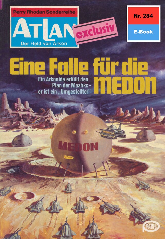 Book cover for Atlan 284: Eine Falle für die MEDON