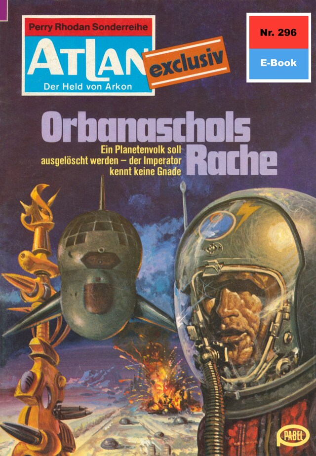 Copertina del libro per Atlan 296: Orbanaschols Rache