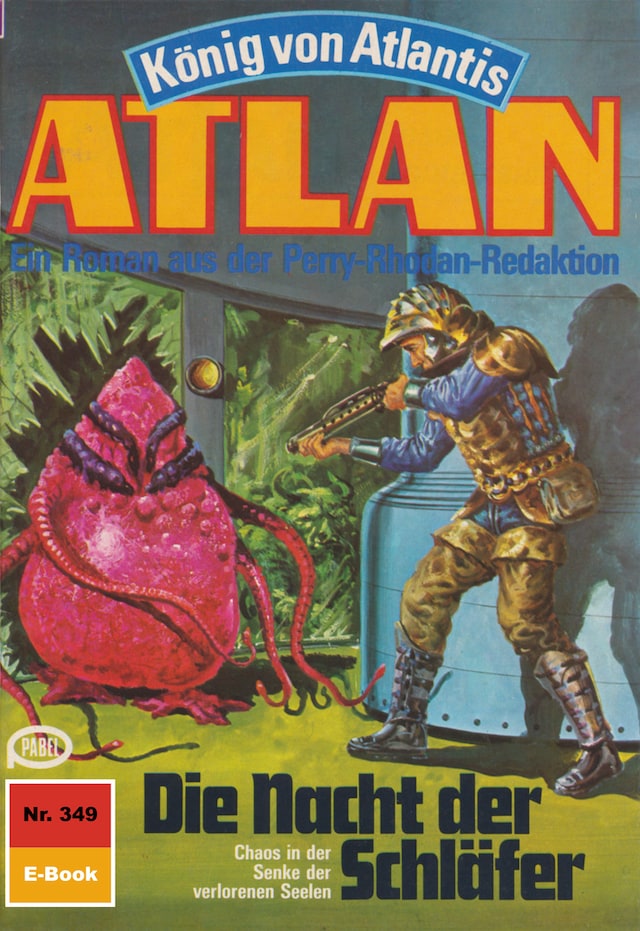 Copertina del libro per Atlan 349: Die Nacht der Schläfer