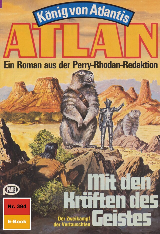 Couverture de livre pour Atlan 394: Mit den Kräften des Geistes