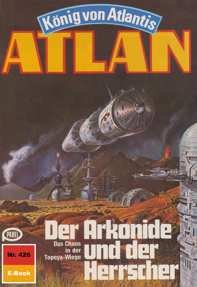 Couverture de livre pour Atlan 426: Der Arkonide und der Herrscher