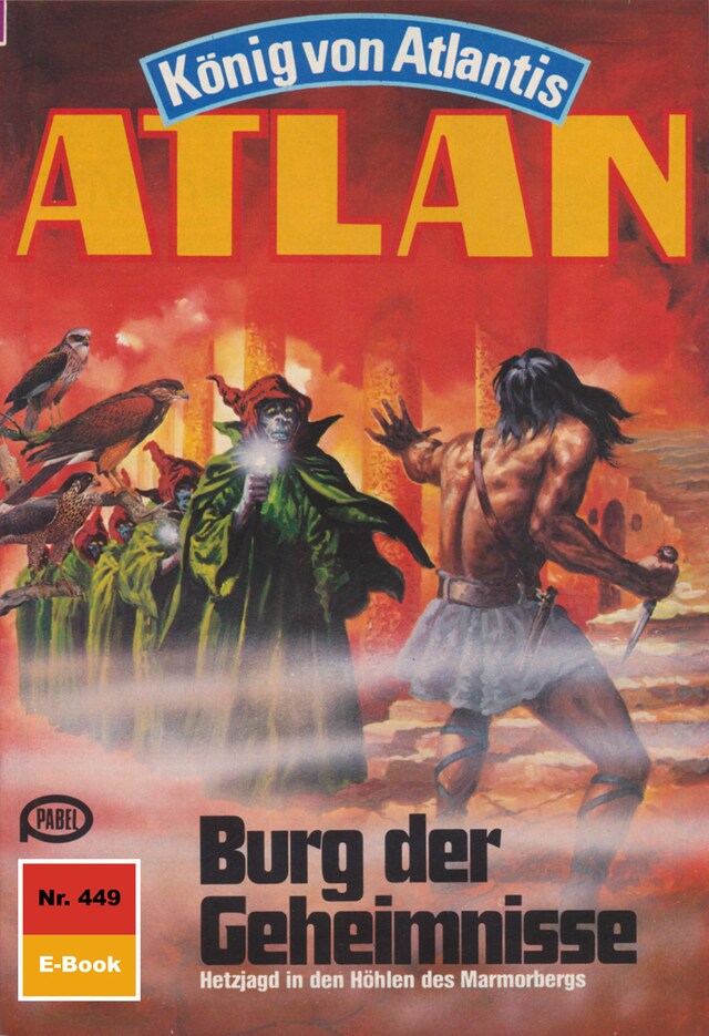 Buchcover für Atlan 449: Burg der Geheimnisse