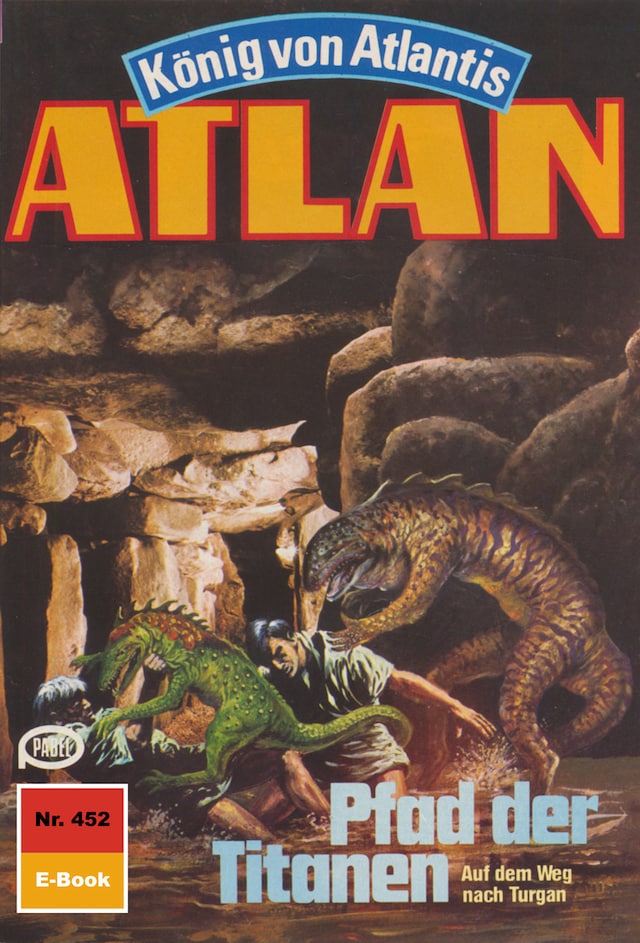 Boekomslag van Atlan 452: Pfad der Titanen